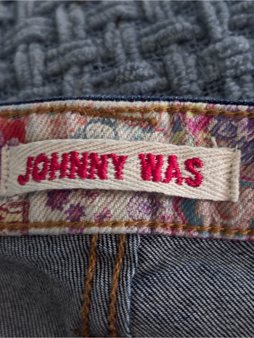 Johnny Was Mid Rise The Skinny Jean Women’s 31 Tapered Leg Stretch - Picture 5 of 7